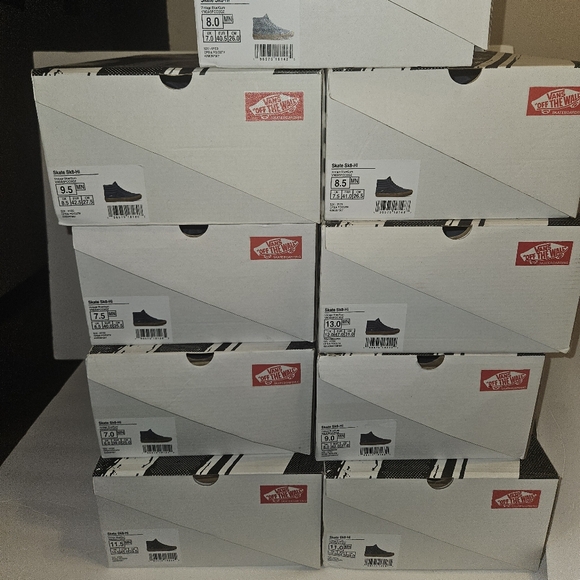 Vans Skate Sk8-Hi Vintage Shoe Blue - Picture 11 of 16